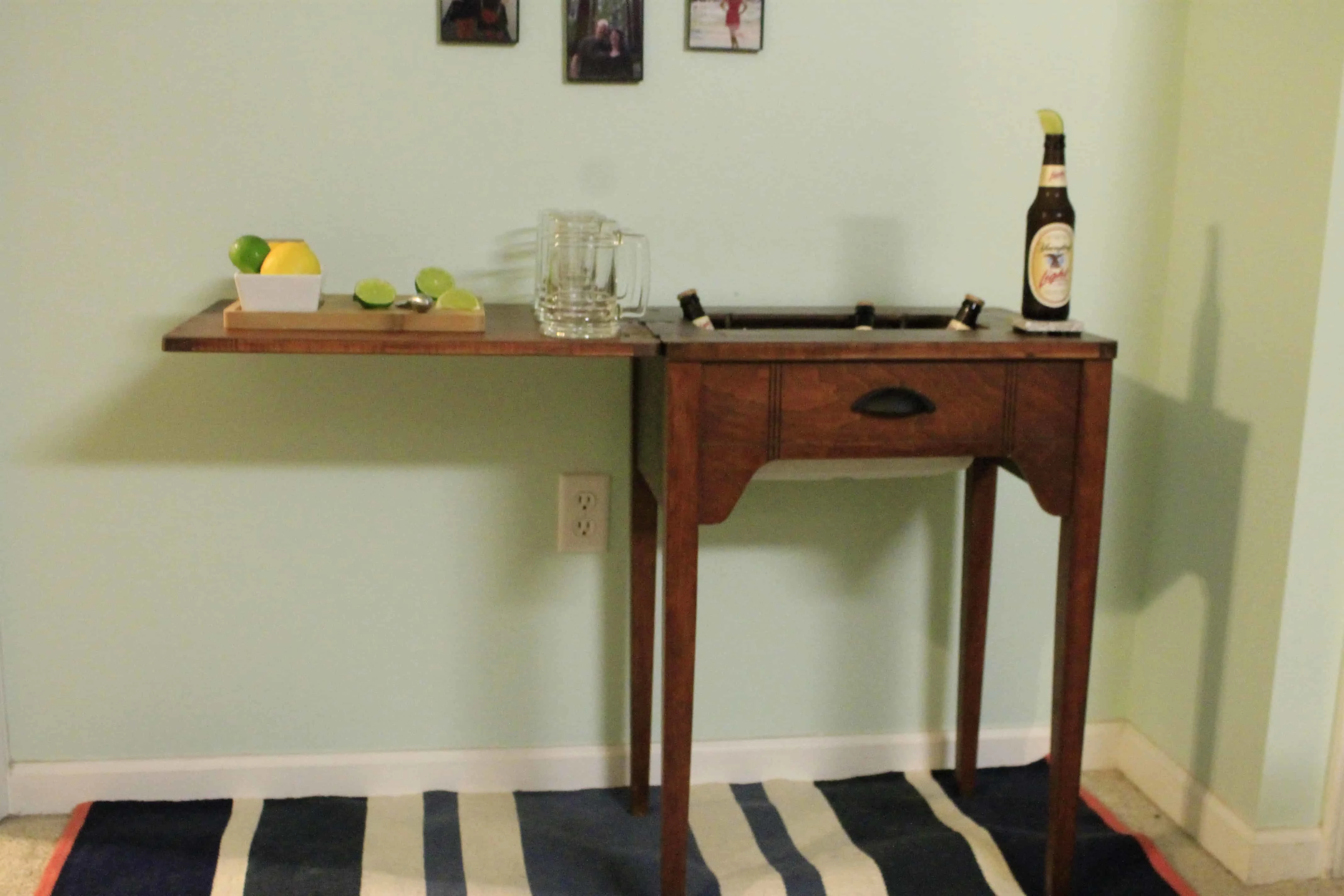 Sewing Table into Bar Table - Charleston Crafted