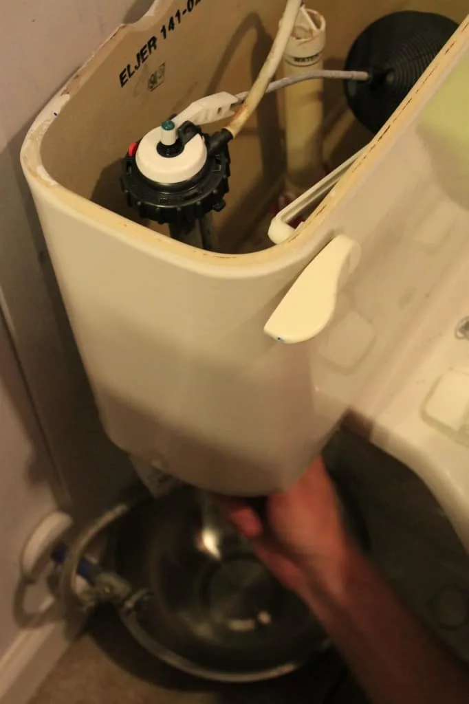 Replacing the toilet pump - Charleston Crafted