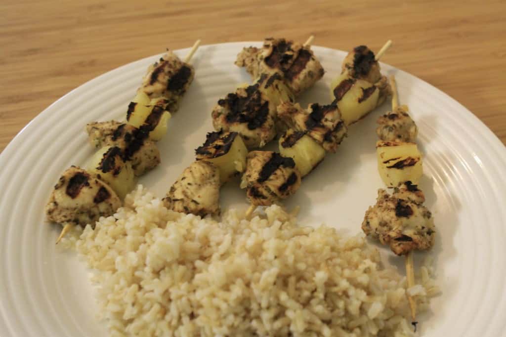 Jerk Pineapple Chicken Skewers - Charleston Crafted