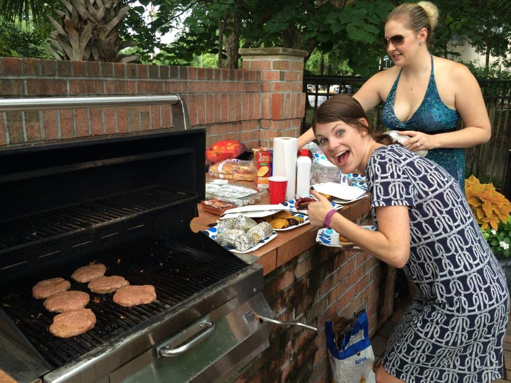 Engagement Party Pool Grill Out - Charleston Crafted