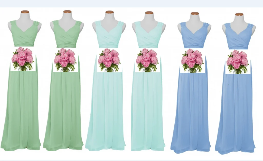 Ombre Bridesmaids Dresses - Charleston Crafted