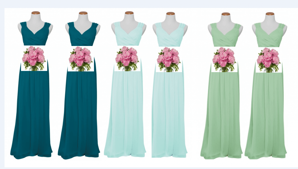 Ombre Bridesmaids Dresses - Charleston Crafted