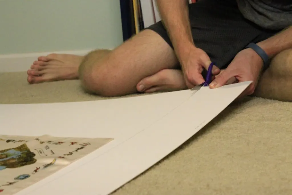 Framing a Silk Scarf - Charleston Crafted