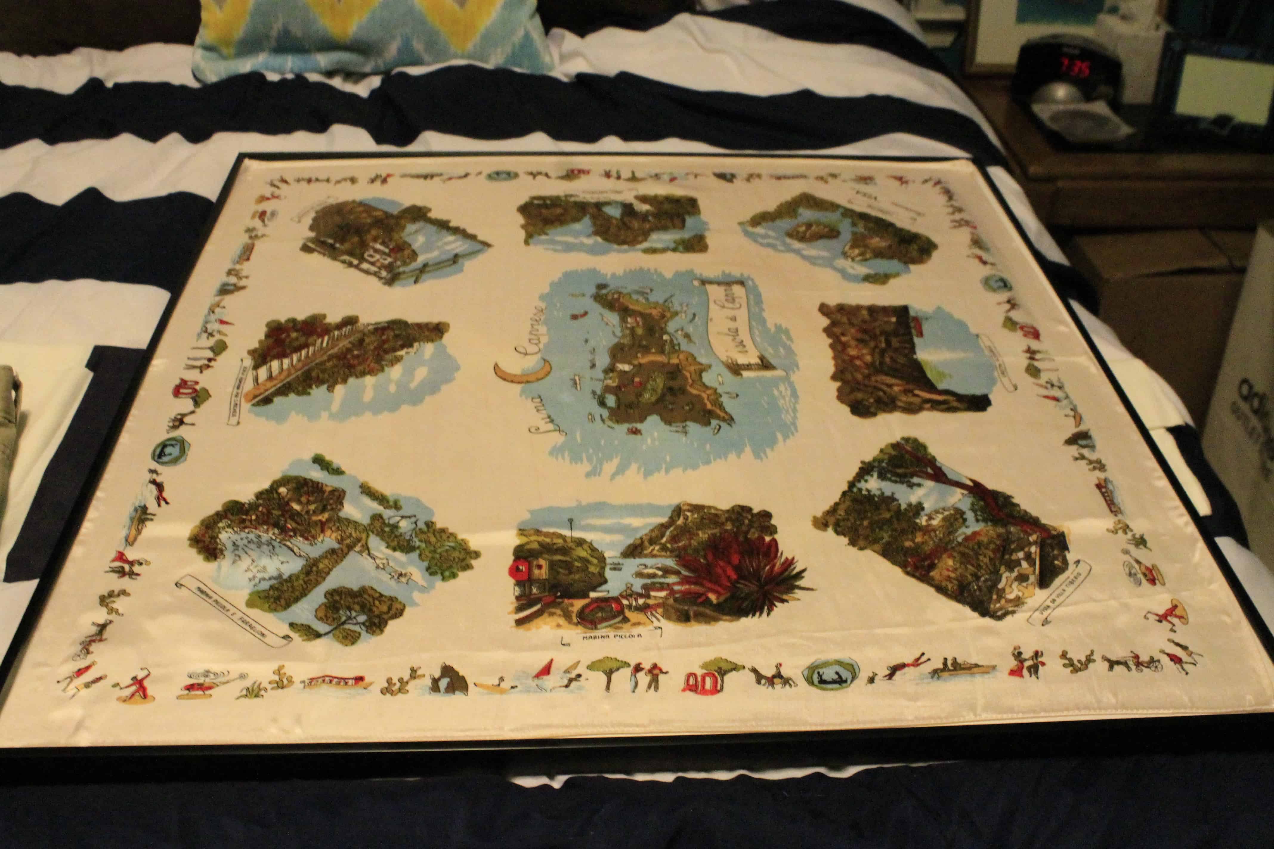 Framing a Silk Scarf - Charleston Crafted