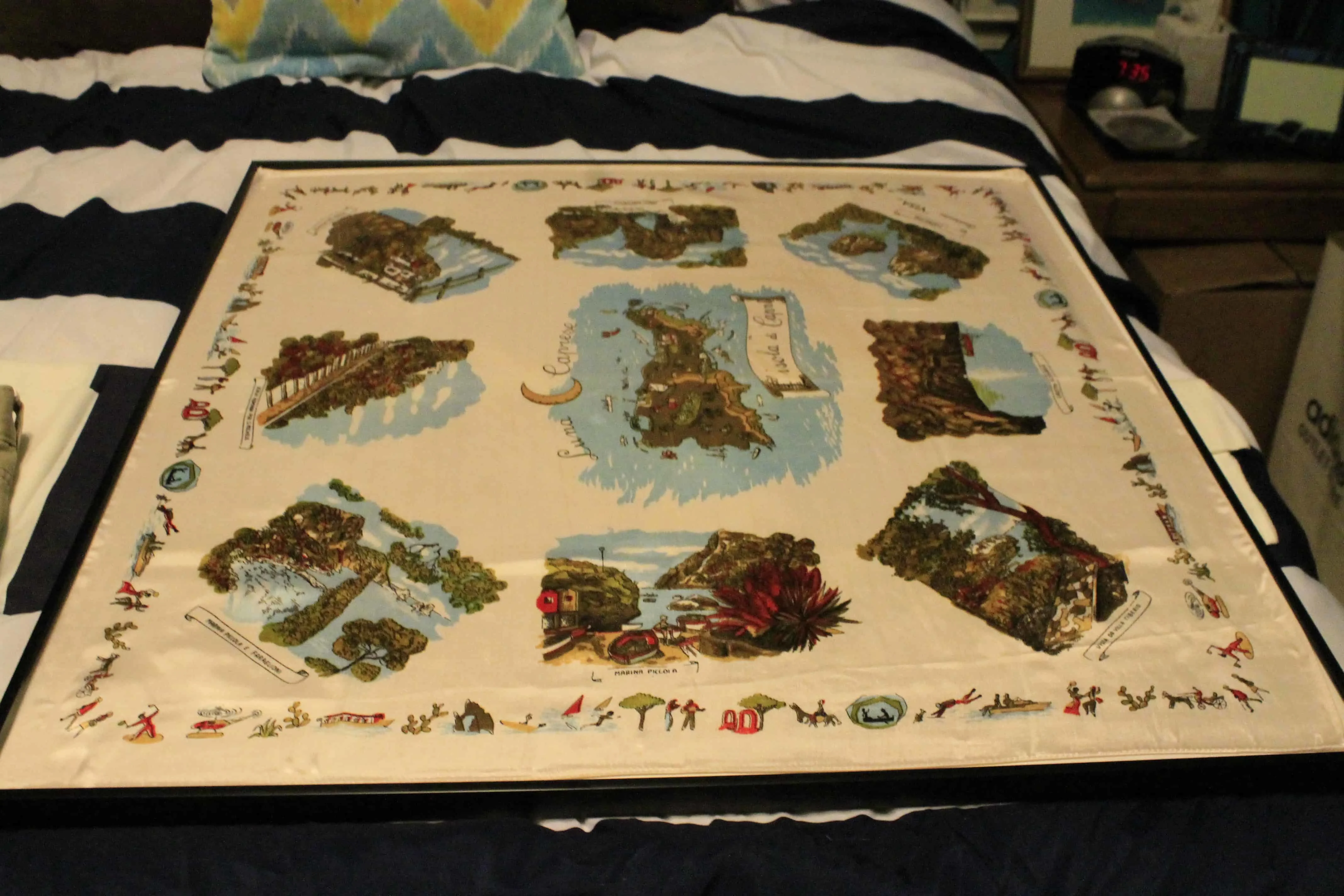 Framing a Silk Scarf - Charleston Crafted