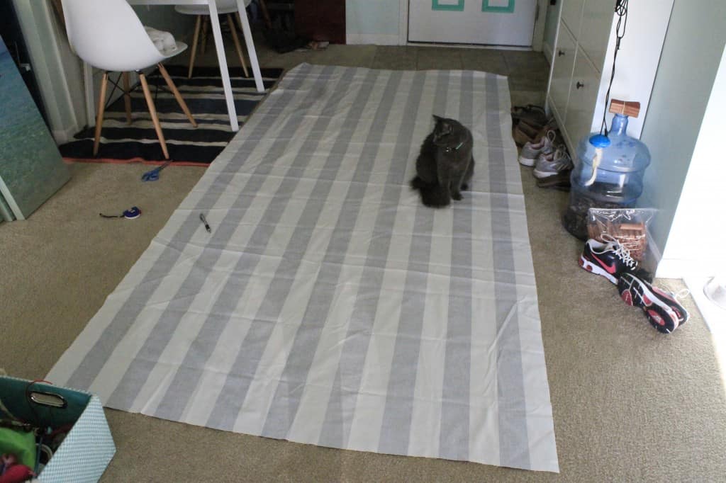 DIY Striped Table Runner - Charleston Crafted