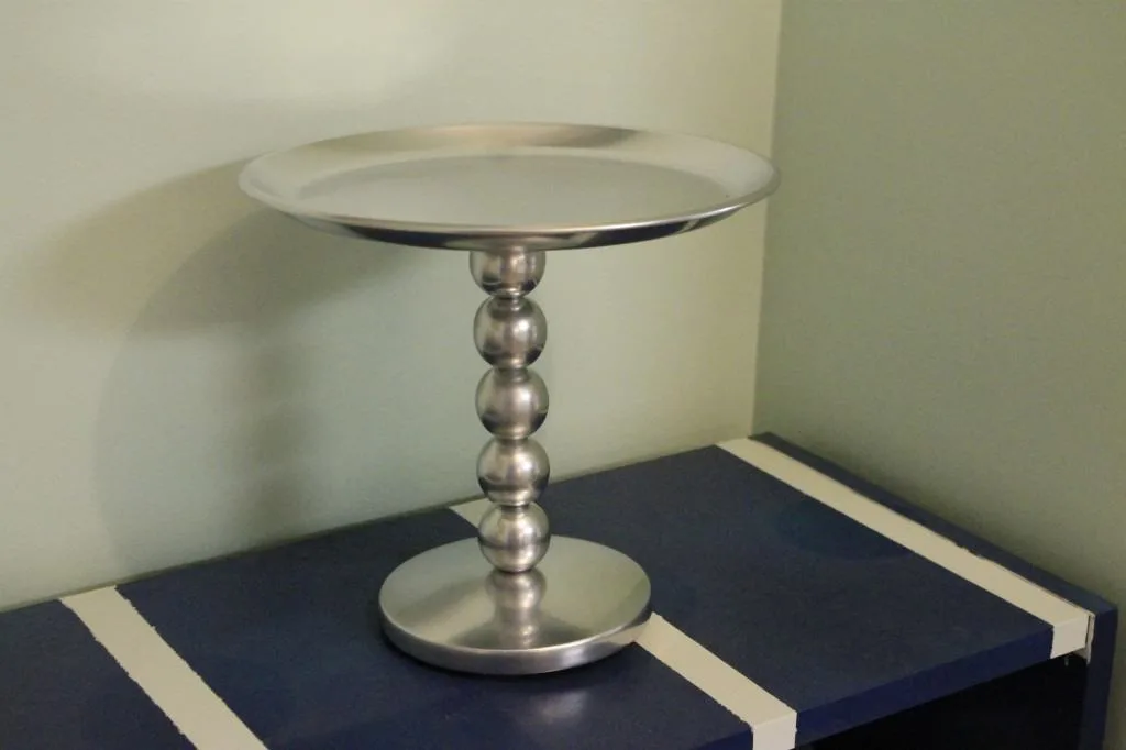 Turn a Lamp into a Cake Stand - Charleston Crafted