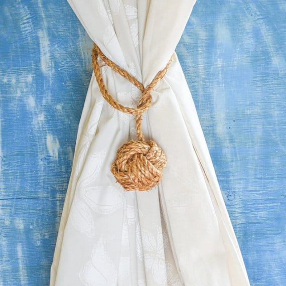 Monkey Knot Tie Back - Charleston Crafted