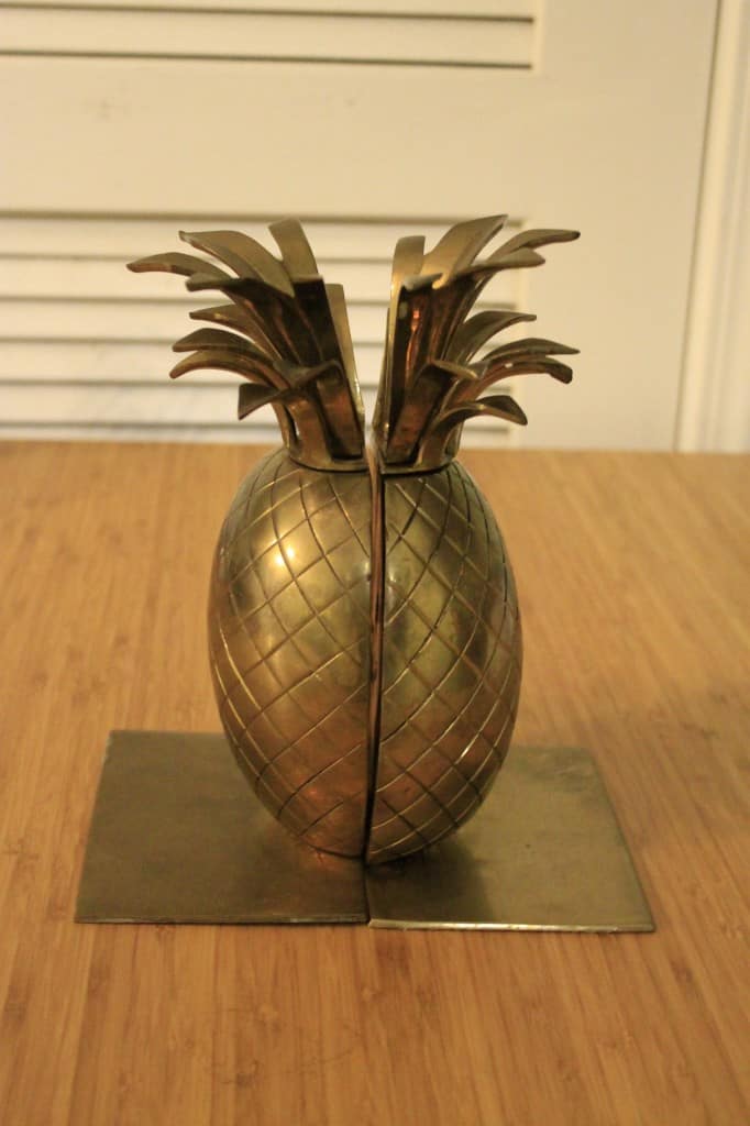 Pineapple bookends - charleston crafted