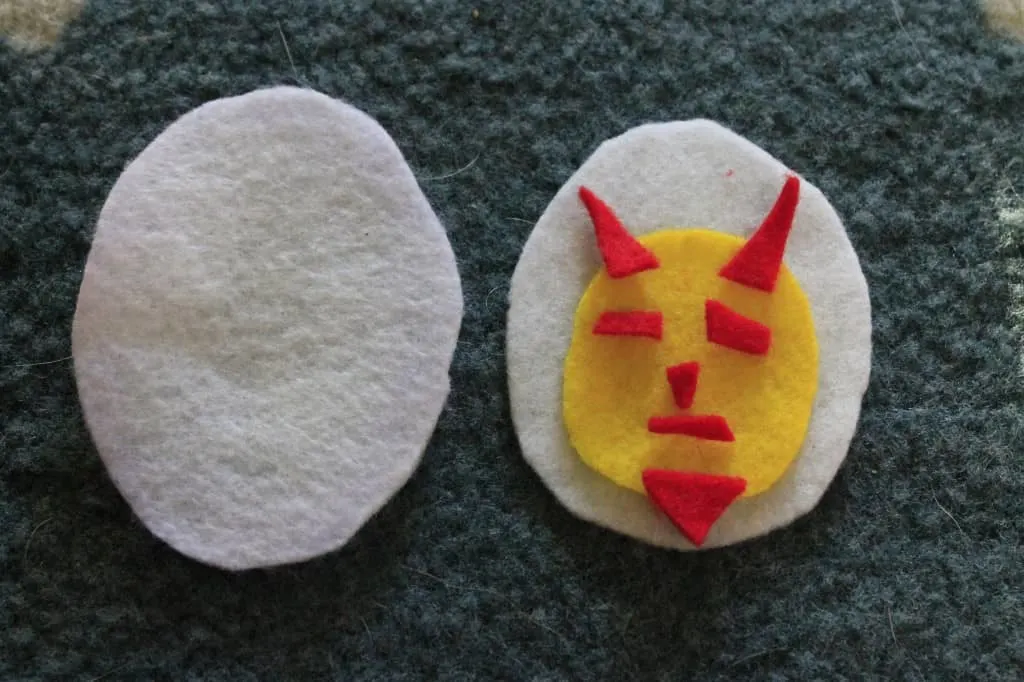Deviled Egg Felt Ornament - Charleston Crafted