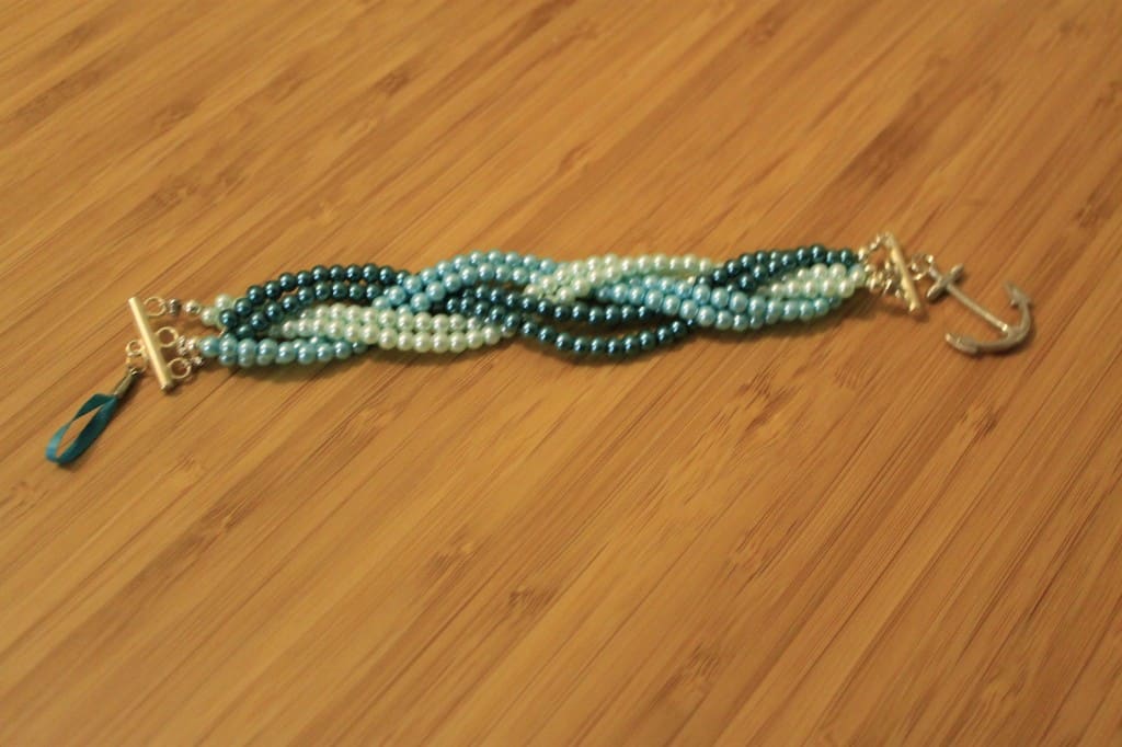 DIY Braided Pearl Bracelet Tutorial - Charleston Crafted