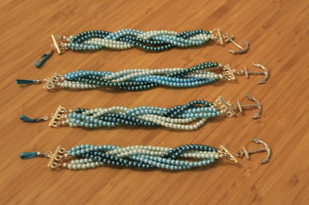 DIY Braided Pearl Bracelet Tutorial - Charleston Crafted