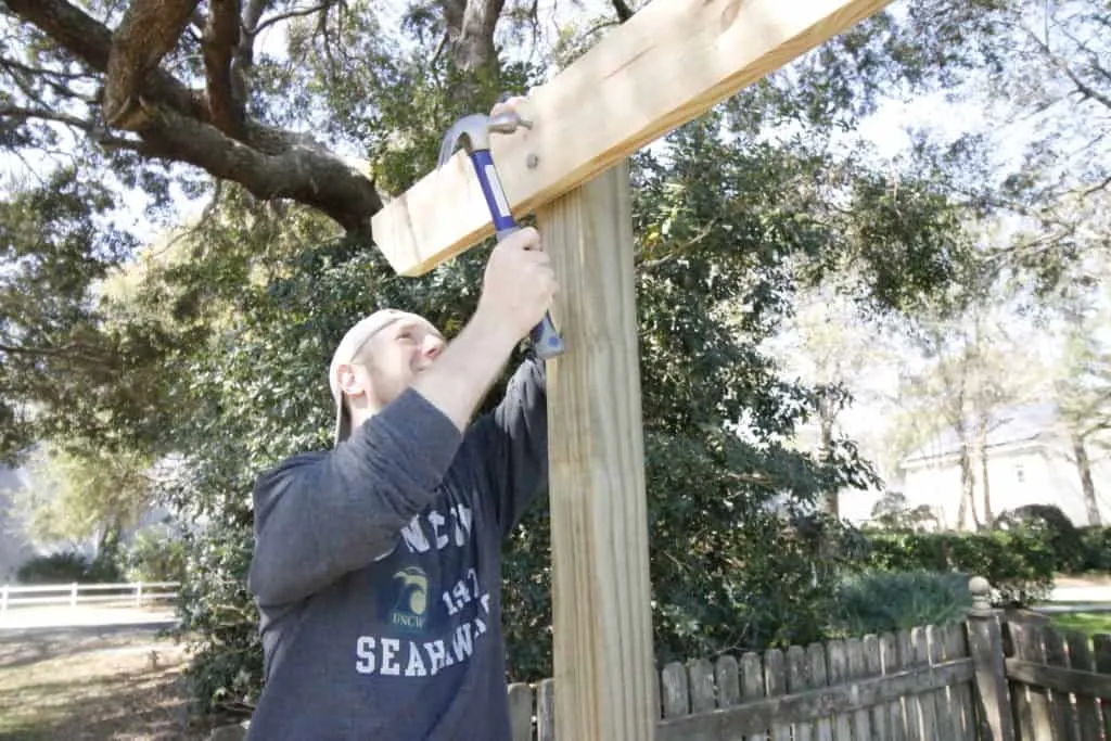 DIY Wooden Hammock Stand - Charleston Crafted