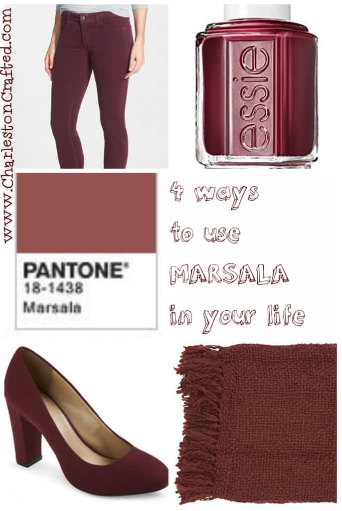 Color of the year - Marsala - Charleston Crafted