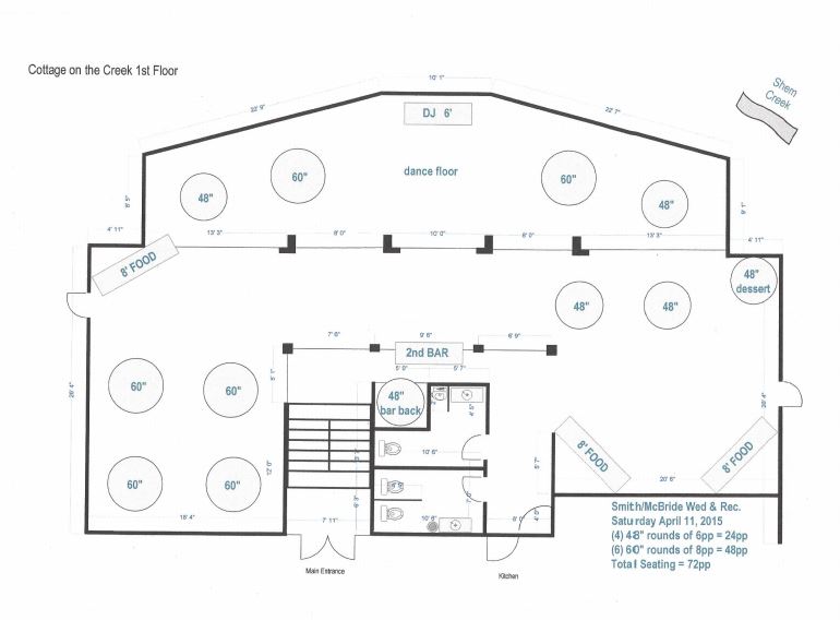 Cottage on the Creek Floor Plan - Charleston Crafted