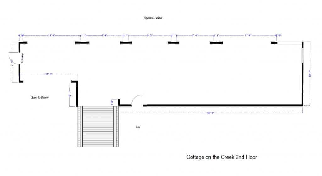 Cottage on the Creek Floor Plan - Charleston Crafted