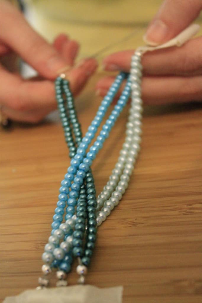 DIY Braided Pearl Bracelet Tutorial - Charleston Crafted