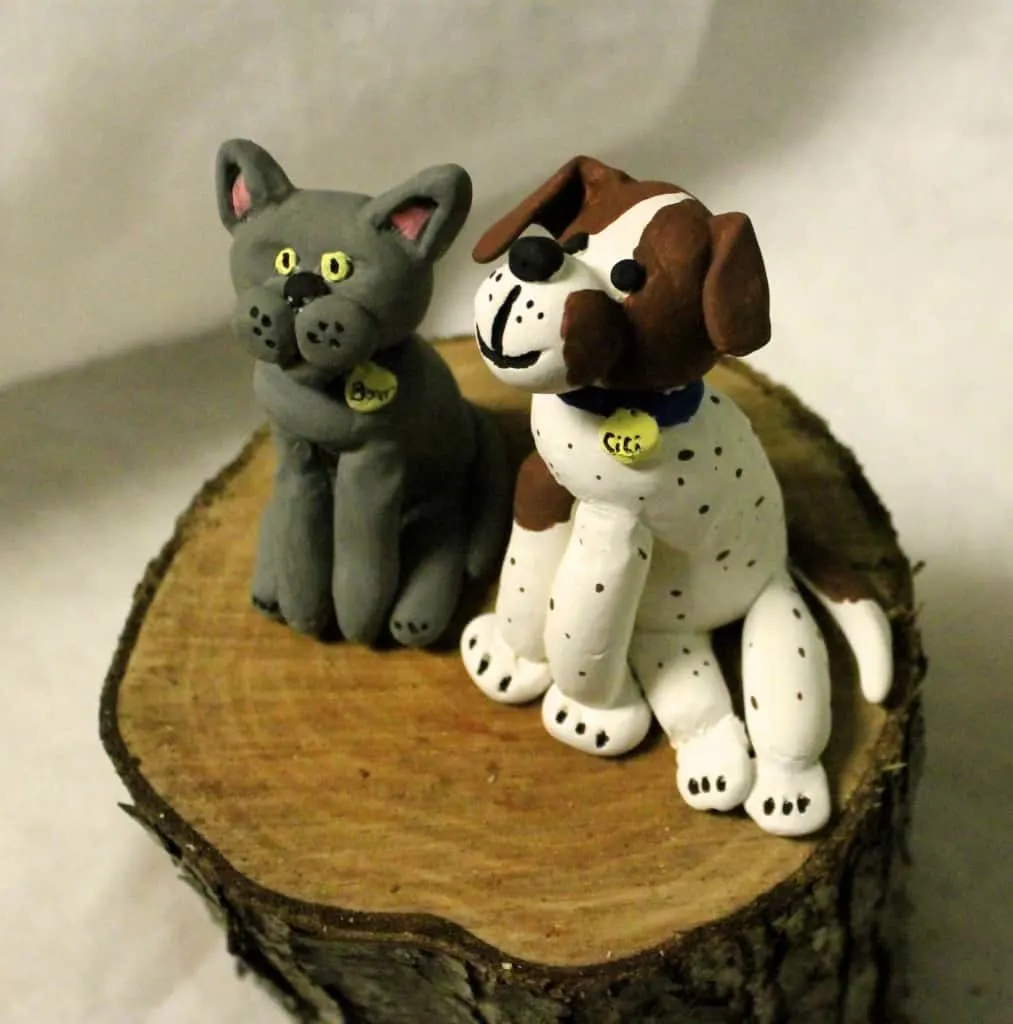 DIY Animal Figurine Polymer Clay Cake Topper - Charleston Crafted