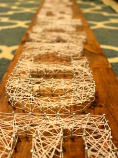 Wedding Hashtag String Art - Charleston Crafted