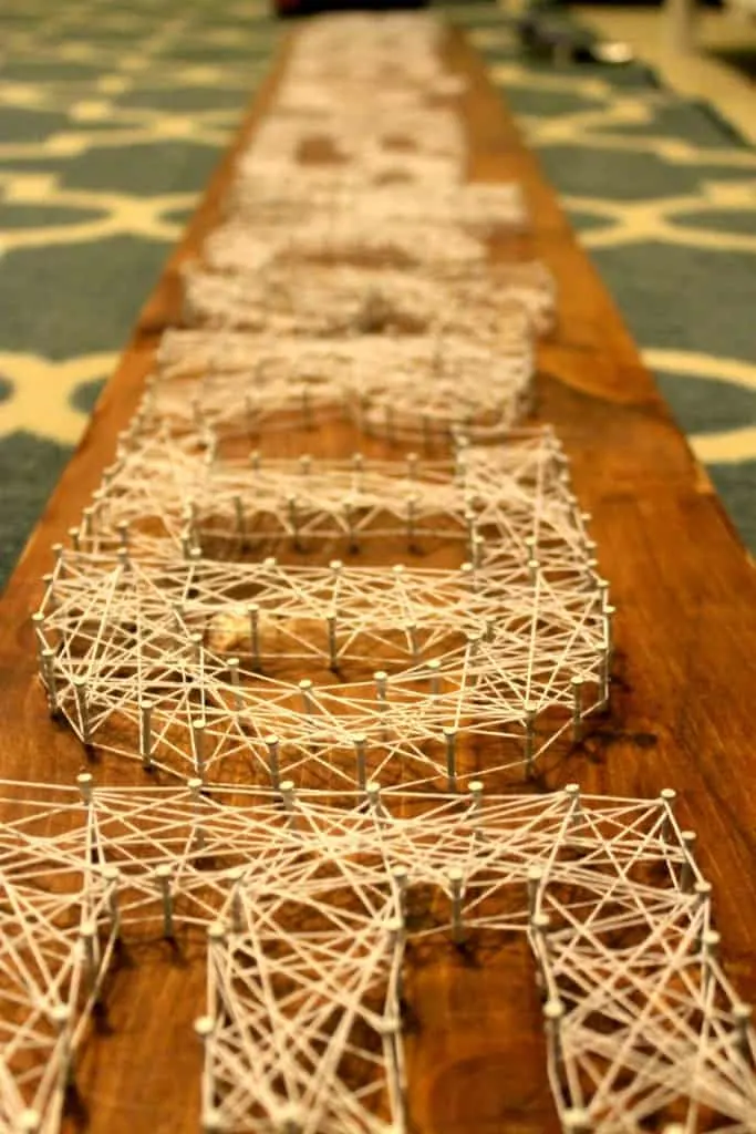 Wedding Hashtag String Art - Charleston Crafted