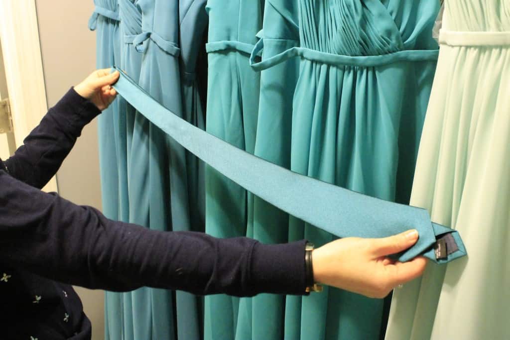 Shades of Teal Bridesmaid Dresses - Charleston Crafted