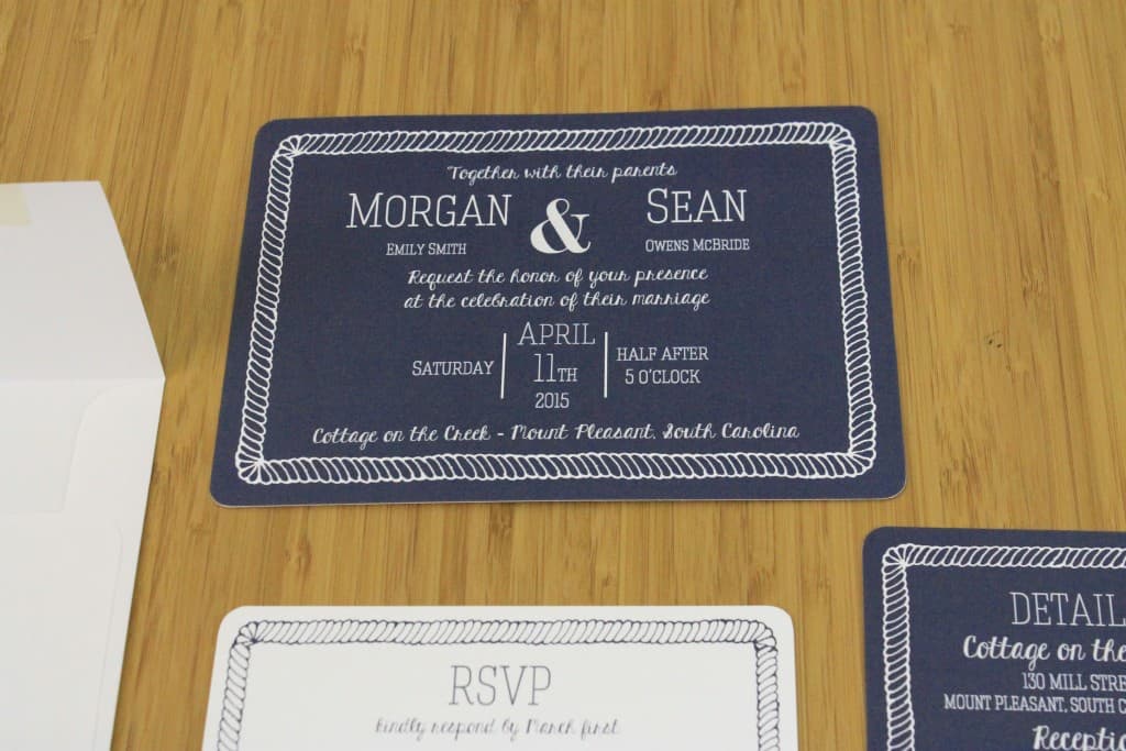 Invitations - Charleston Crafted