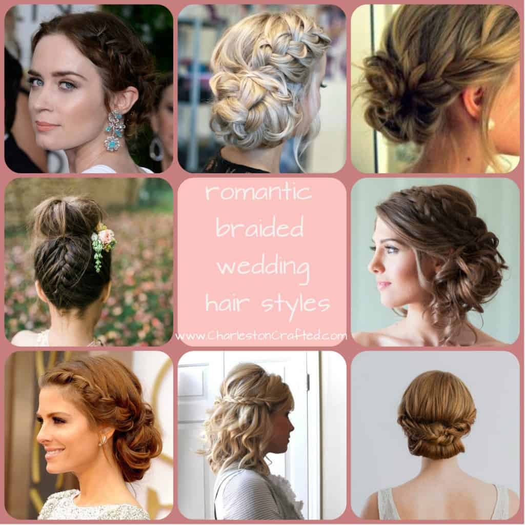 Romantic braided wedding hairstyles - Charleston Crafted