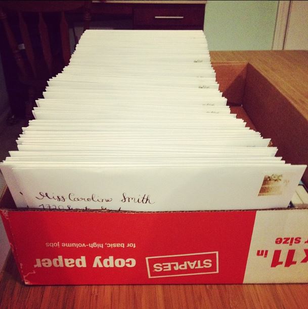 Assembling Wedding Invitations - Charleston Crafted