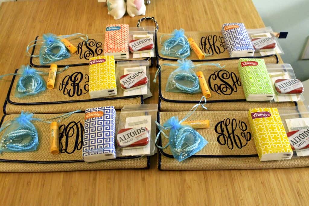 Bridesmaids Gift Bags - Charleston Crafted