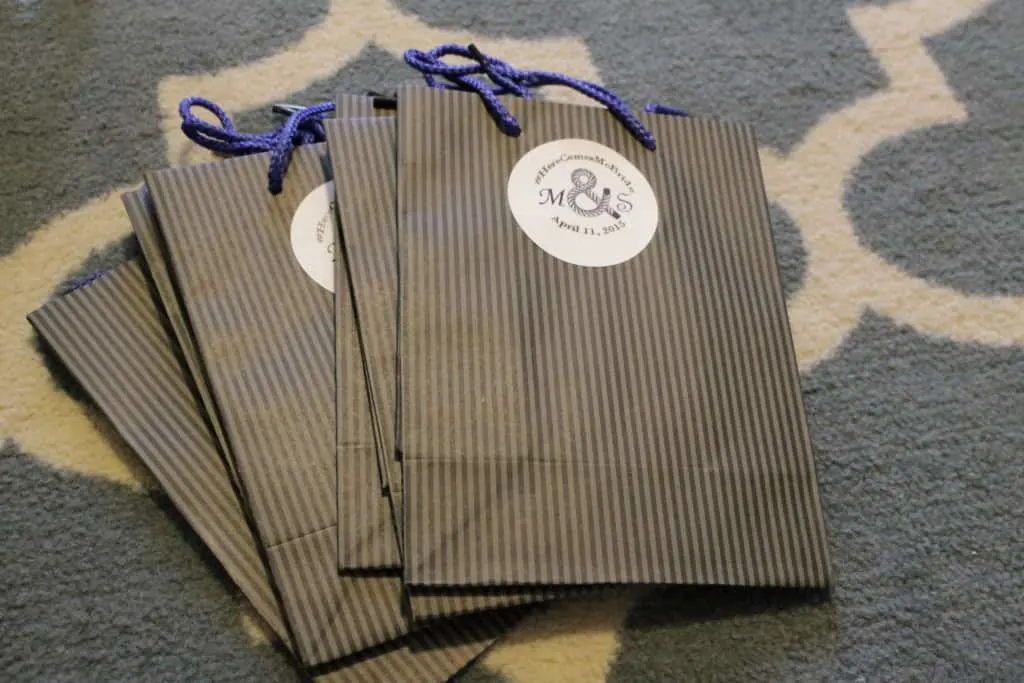 Wedding Welcome Bags - Charleston Crafted