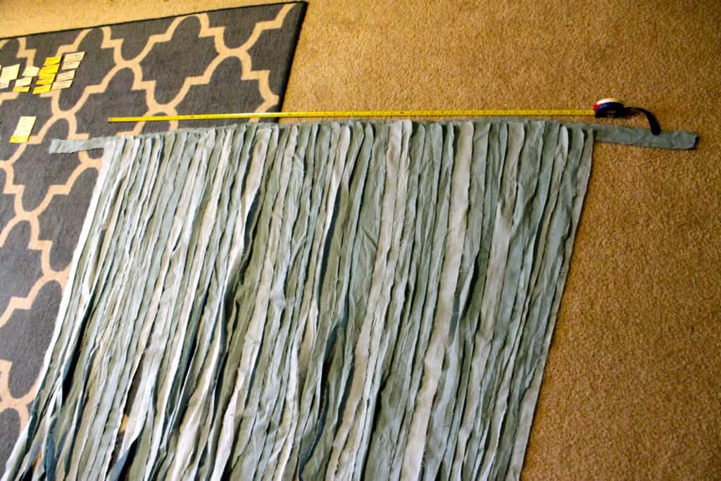 Ombre Fabric Strip Photo Booth Backdrop & Chair Decor - Charleston Crafted