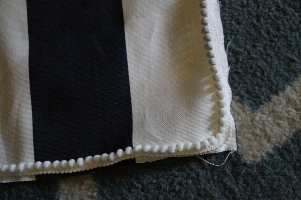 Sewing 101: Envelope Style Pillow Covers with Piping or Pom Pom Trim - Charleston Crafted