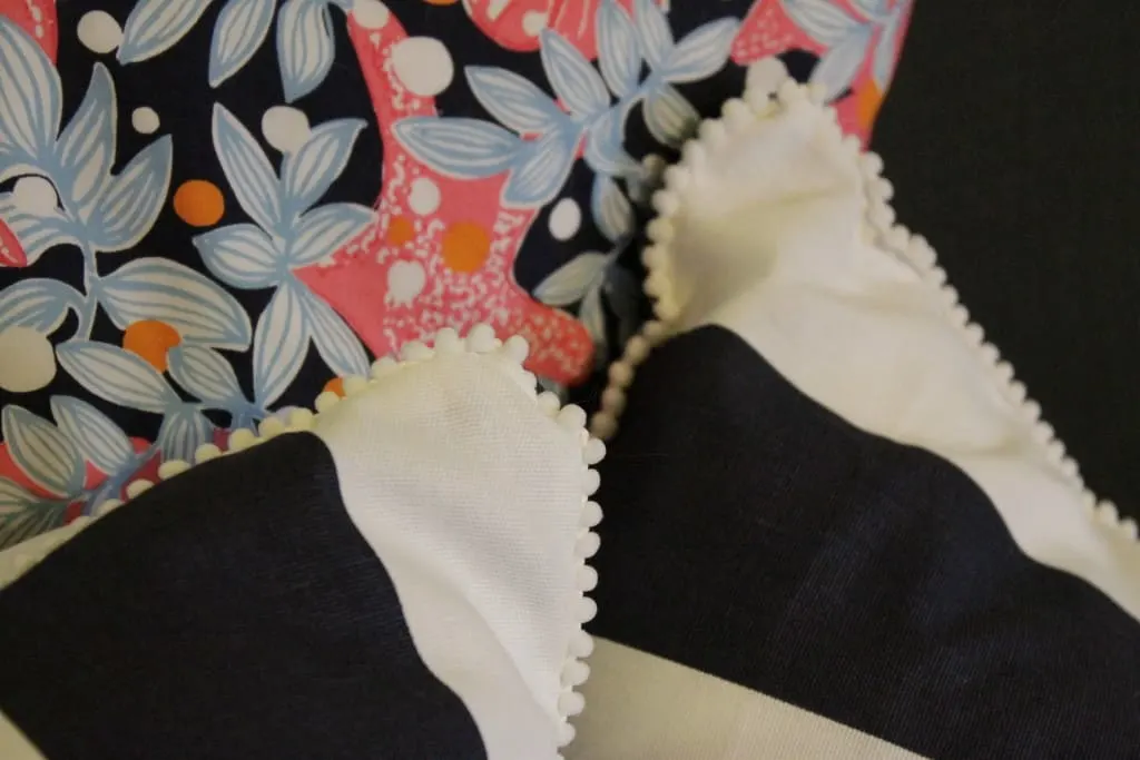 Sewing 101: Envelope Style Pillow Covers with Piping or Pom Pom Trim - Charleston Crafted