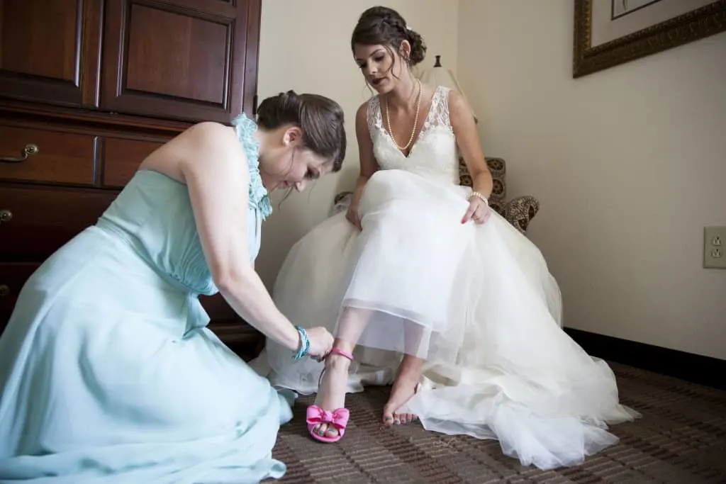 Getting Dressed for the Wedding - Charleston Crafted