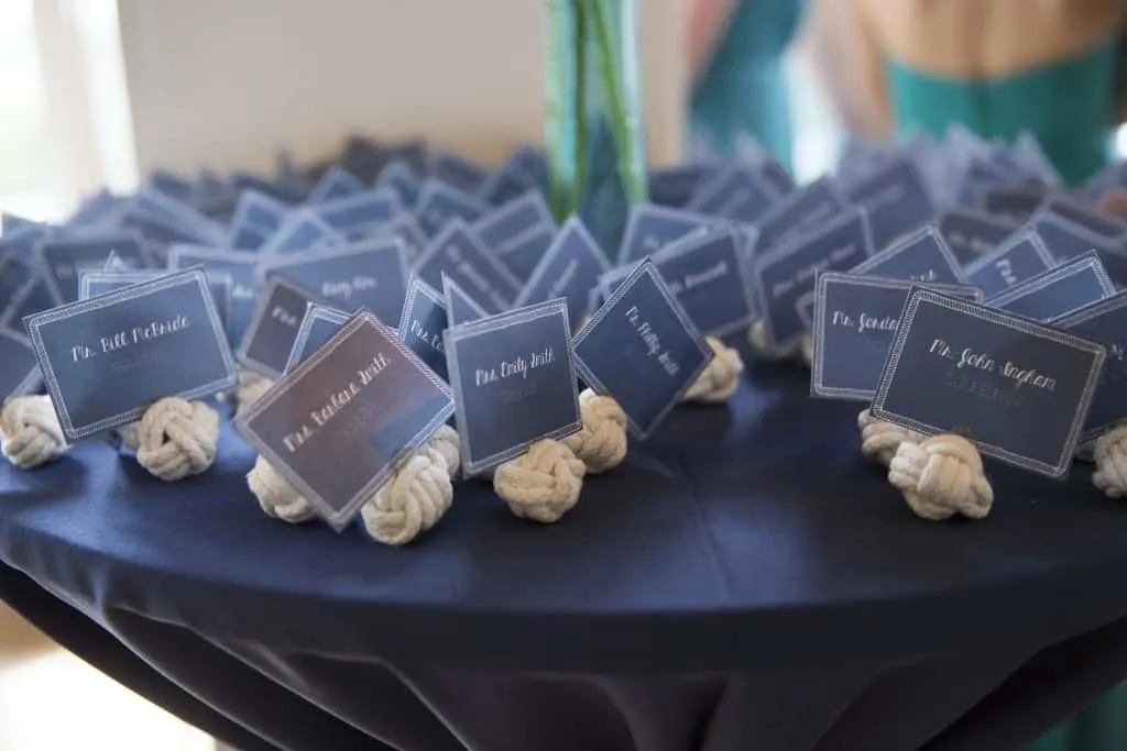 Reception Decor Details - Charleston Crafted