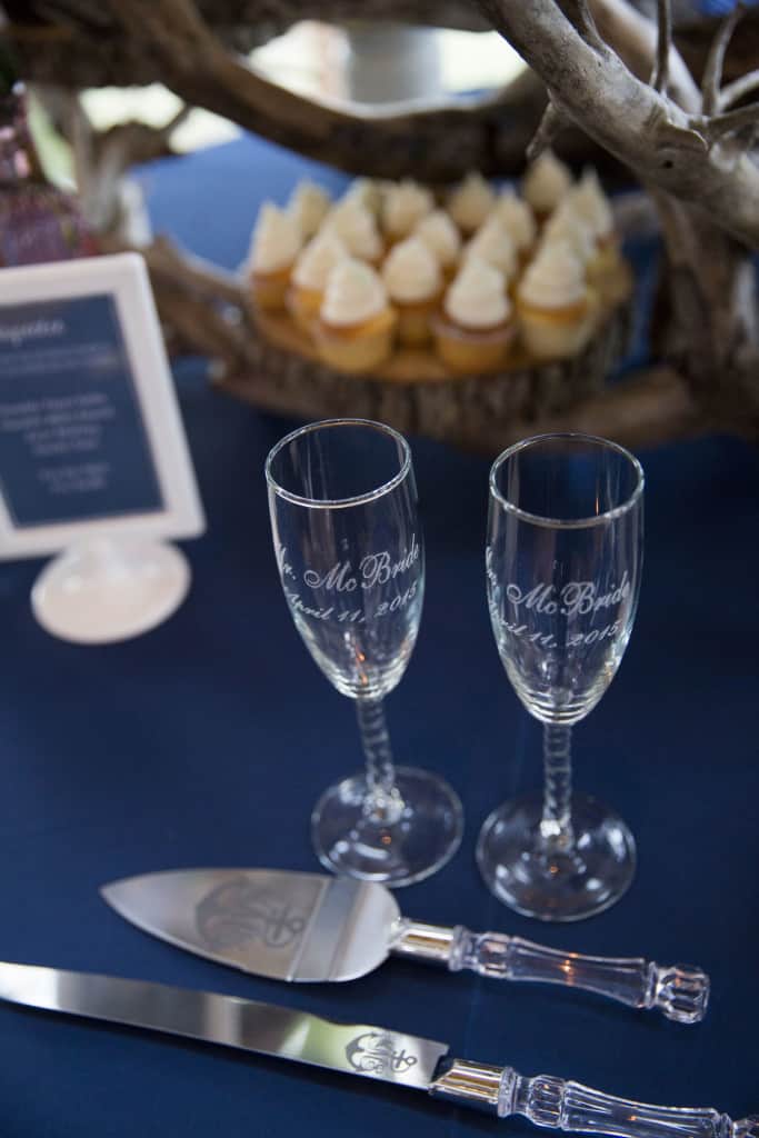 Reception Decor Details - Charleston Crafted