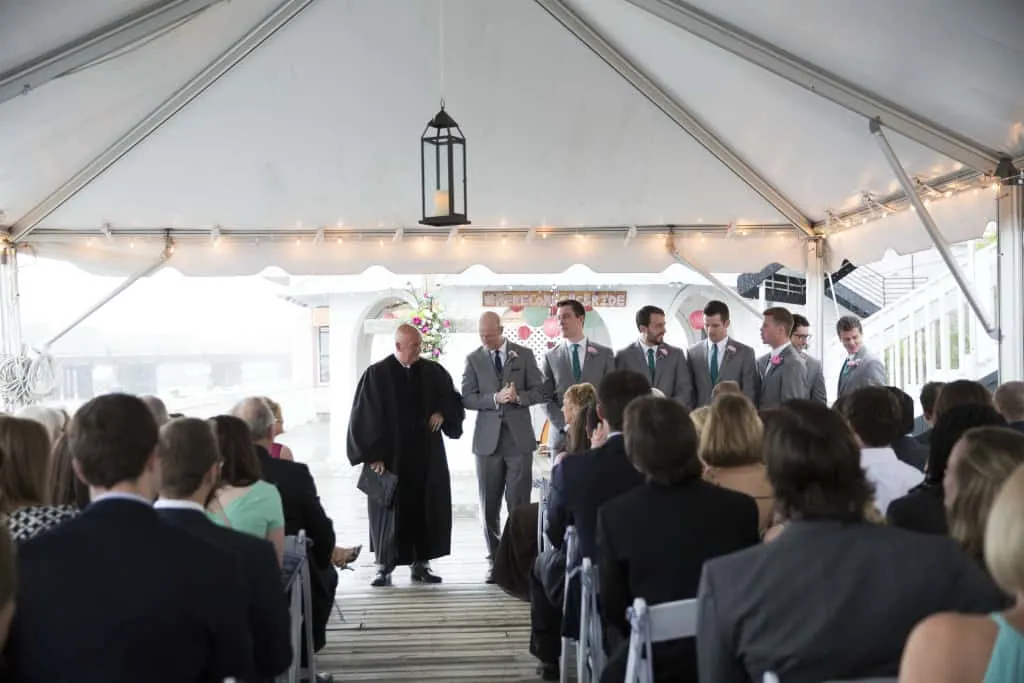 #HereComesMcBride Wedding Ceremony - Charleston Crafted