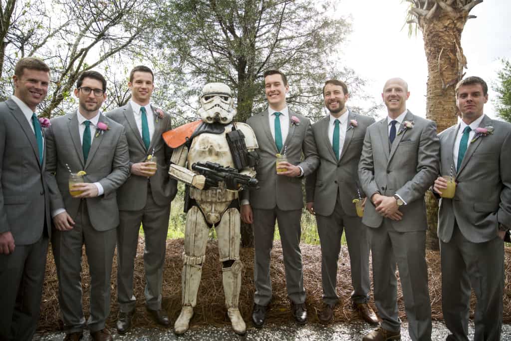 Weddign Cocktail Hour Star Wars Surprise! - Charleston Crafted