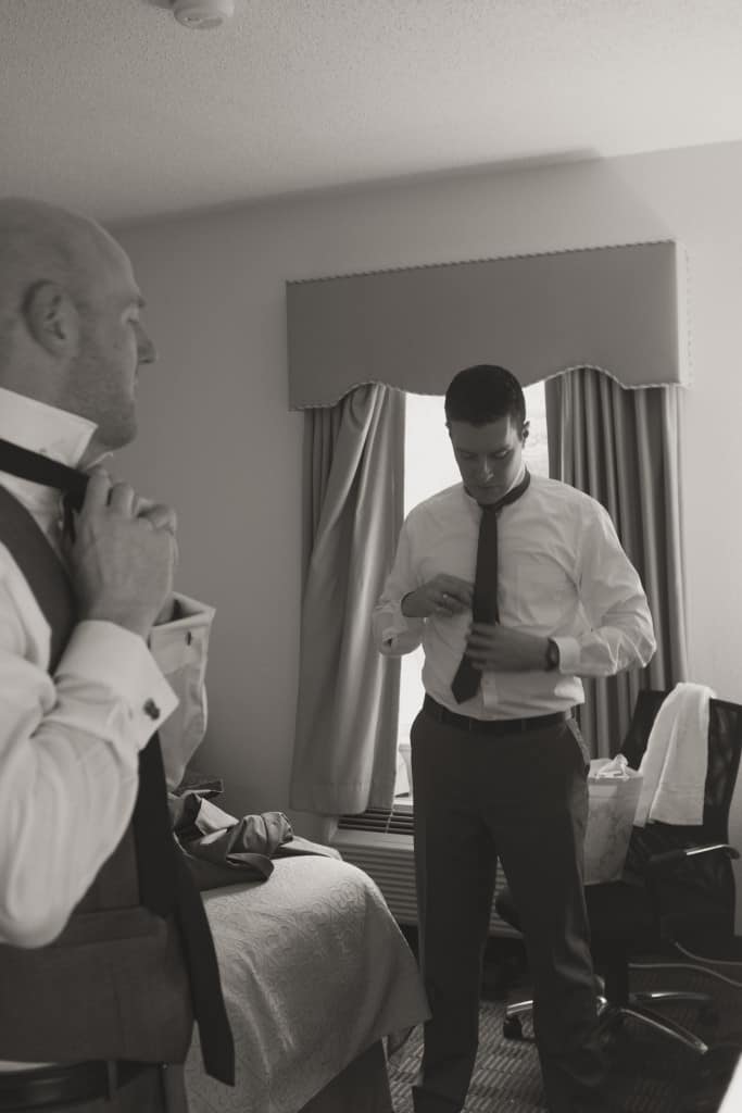 Groomsmen Getting Ready- Charleston Crafted