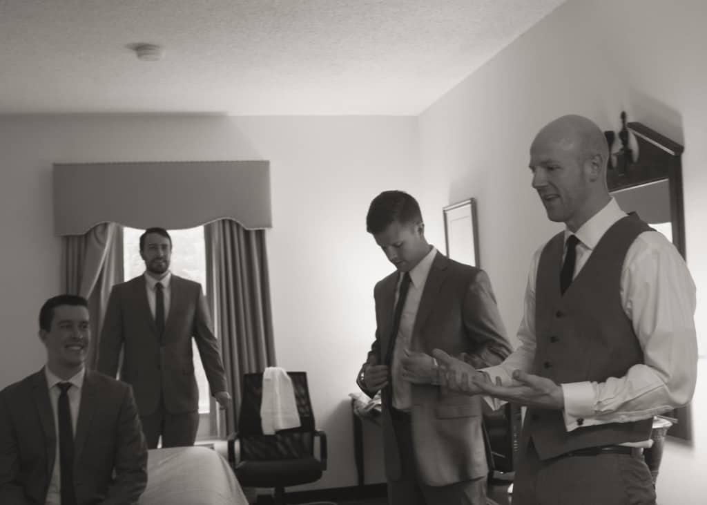 Groomsmen Getting Ready- Charleston Crafted