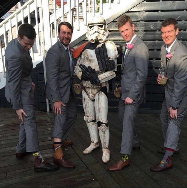 Wedding Cocktail Hour Star Wars Surprise! - Charleston Crafted