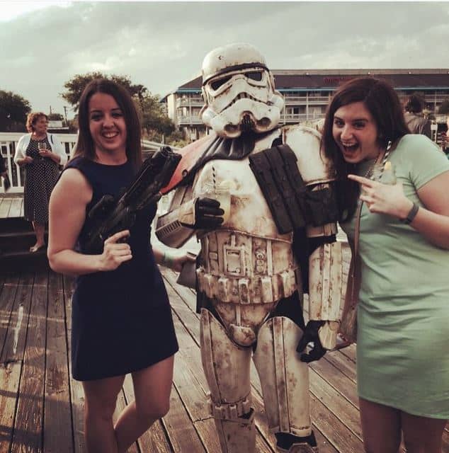 Wedding Cocktail Hour Star Wars Surprise! - Charleston Crafted