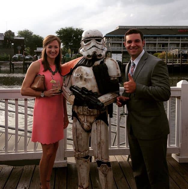 Wedding Cocktail Hour Star Wars Surprise! - Charleston Crafted