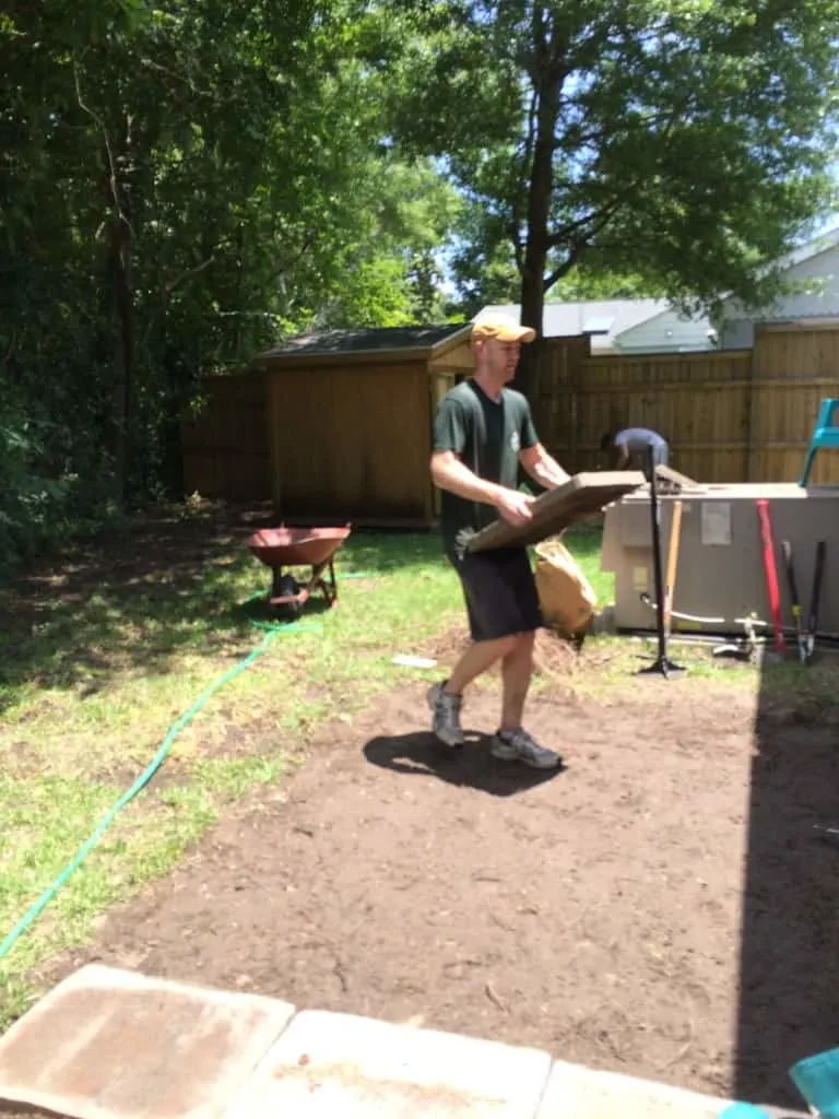 Building an Outdoor Patio - Charleston Crafted