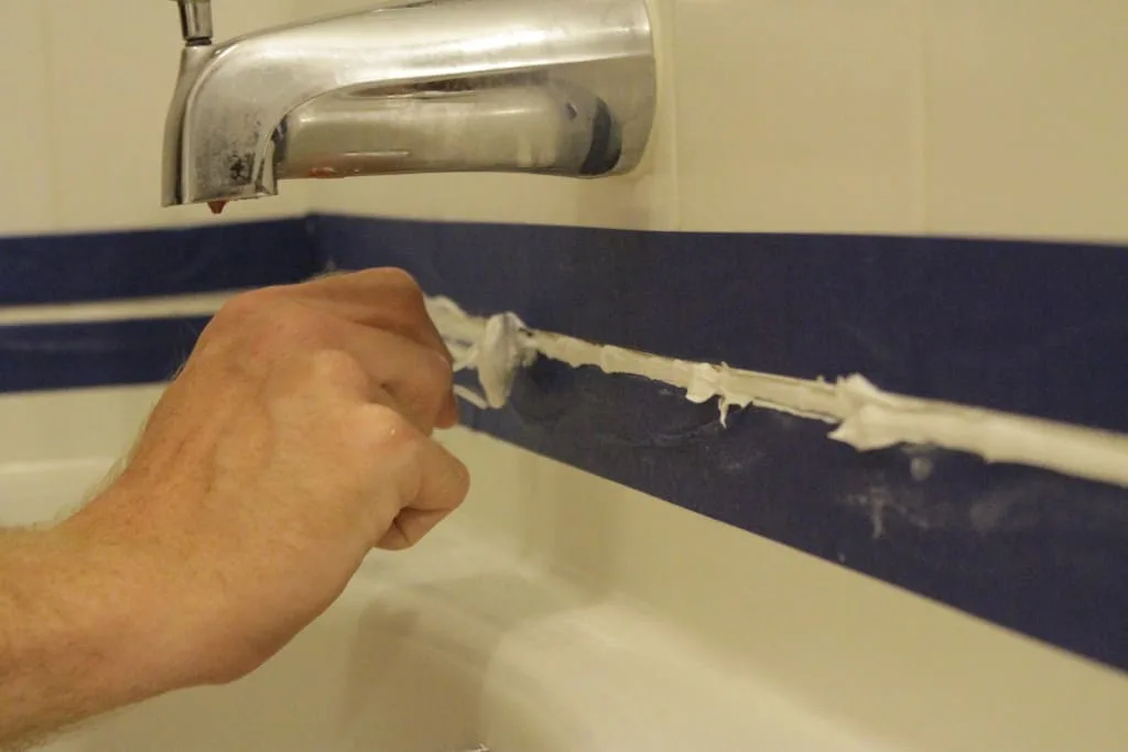 Refresh your Tub by Replacing the Caulk - Charleston Crafted