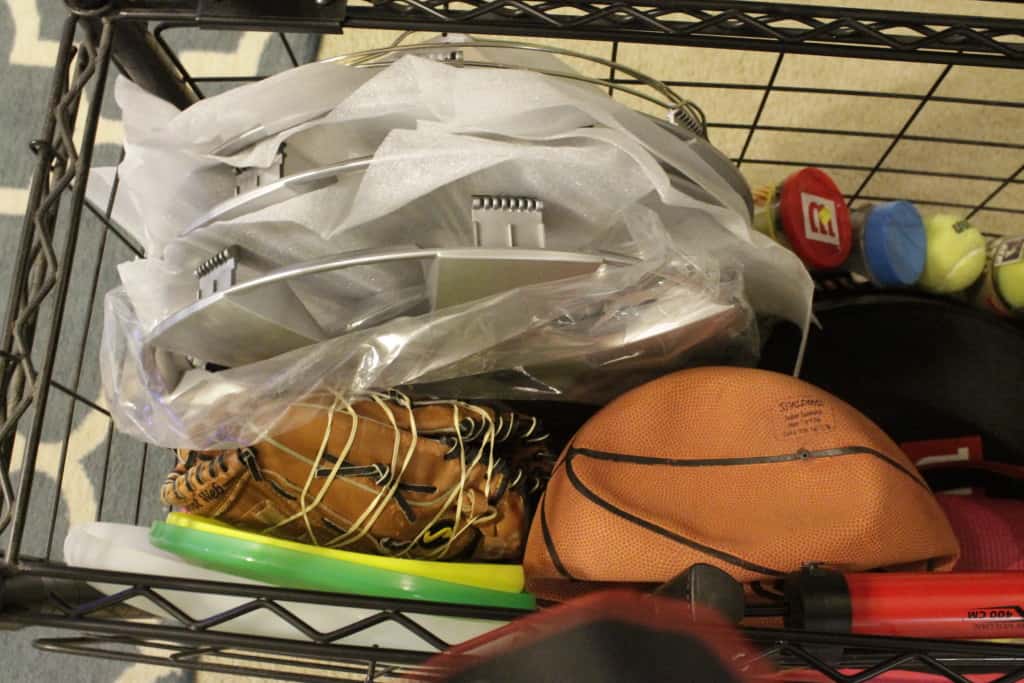 Organizing My Sports Equipment - Charleston Crafted