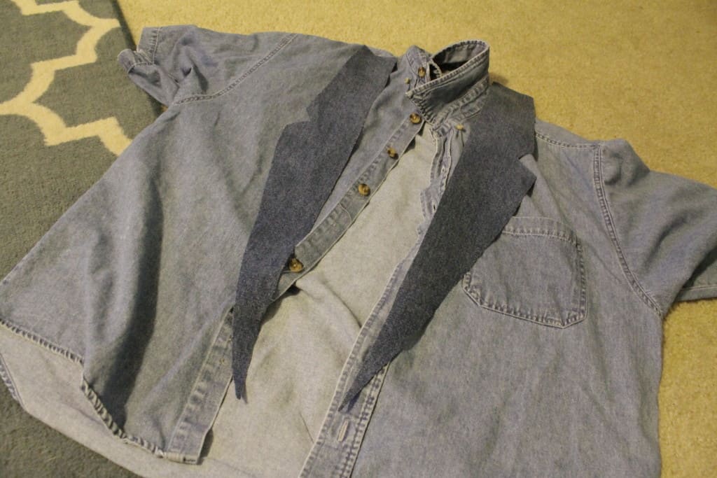 DIY Britney Spears and Justin Timberlake Denim VMAs Halloween Costume - Charleston Crafted