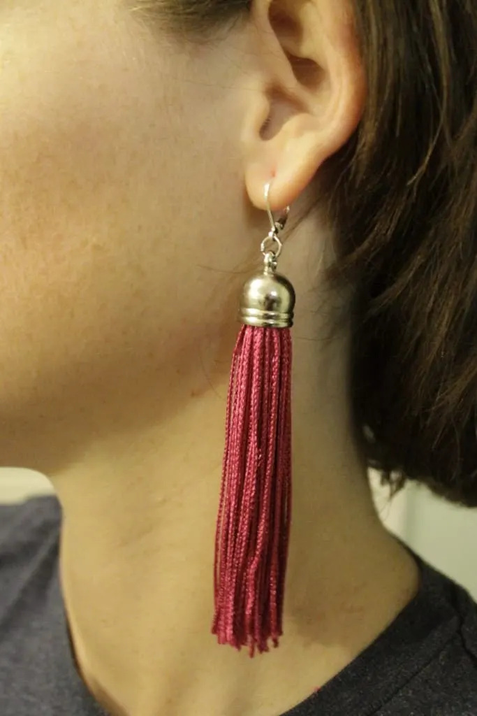 A Simple Homemade Gift Idea: DIY Tassel Earrings - Charleston Crafted