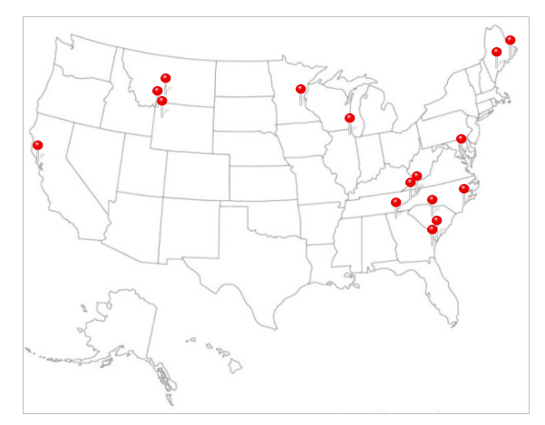 Interactive Map Example - Charleston Crafted