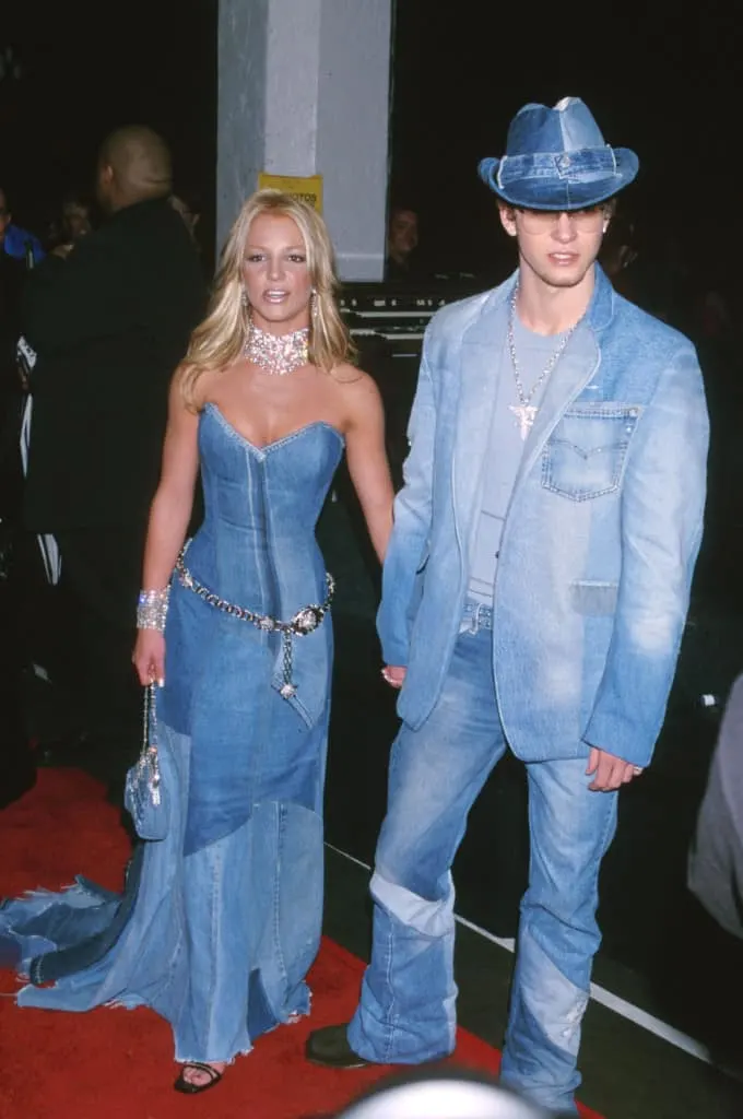 DIY Britney Spears and Justin Timberlake Denim VMAs Halloween Costume - Charleston Crafted